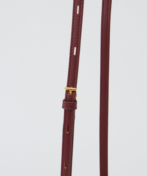 ROPE'（ロペ）の「【E'POR】Y BAG Nano【超軽量】（ショルダーバッグ・レディース・ブラック系/ベージュ系/レッド/ワイン/シルバー・F）」の18枚目の写真