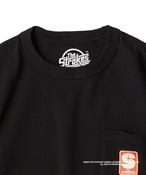 bonjour records(ボンジュールレコーズ)の「The Strokes for bonjour records S/S pocket Tee ザ・ストロークス オフィシャル ポケットTシャツ(Tシャツ/カットソー・レディース・ブラック/ホワイト・L/M/XL)」の15枚目の写真