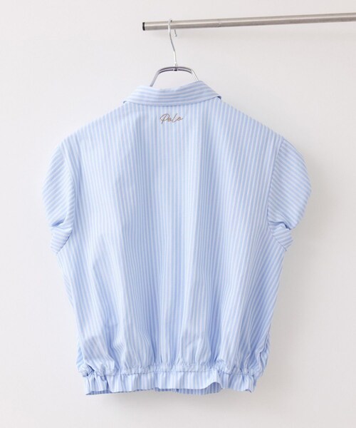VIS(ビス)の「【POLO BCS】VIS別注コンパクトシャツ(シャツ/ブラウス・レディース・ブラック系/ホワイト系/サックス/ピンク・F)」の7枚目の写真