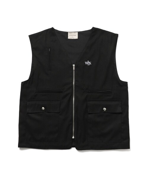 ADAM ET ROPE'（アダムエロペ）の「【WALK IN PARIS/ウォーク イン パリス】La veste sans maches（ベスト・メンズ・ブラック・L/M）」の2枚目の写真