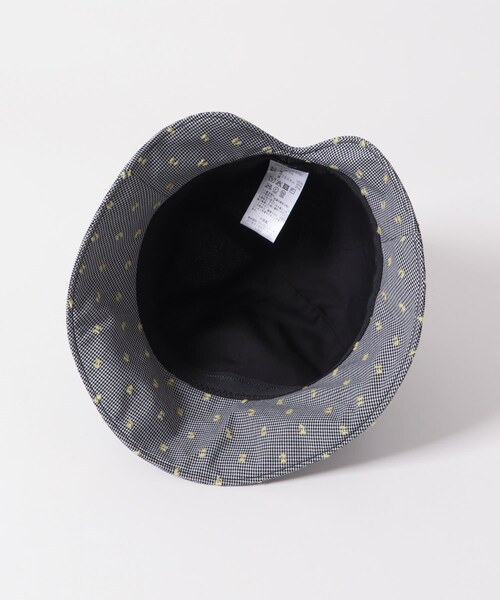 KBF（ケイビーエフ）の「刺繍チェックチューリップHAT（ハット・レディース・BLACK/BLUE・one）」の11枚目の写真