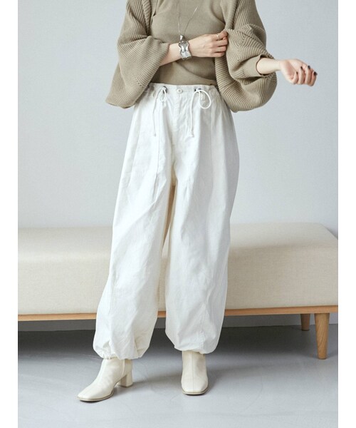 Ungrid（アングリッド）の「ミリタリーボリュームパンツ（その他パンツ・レディース・オフホワイト/アイボリー/カーキ・S/M）」の15枚目の写真