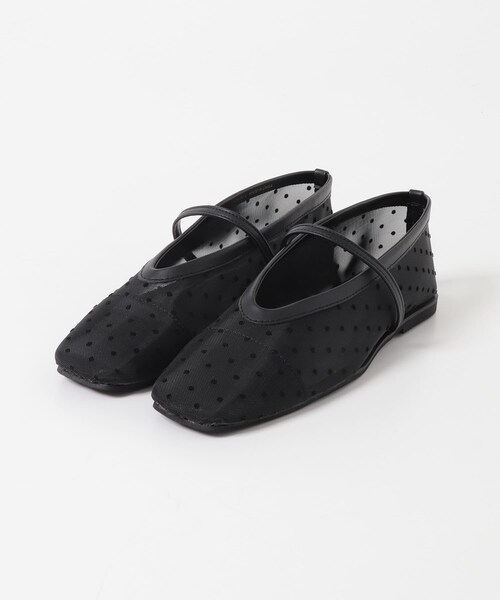 SENSE OF PLACE by URBAN RESEARCH(センスオブプレイスバイアーバンリサーチ)の「シアードットフラットパンプス(パンプス・レディース・IVORY/BLACK・S/M/L)」の21枚目の写真