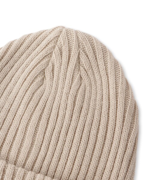 ROPE' PICNIC（ロペピクニック）の「リブニットワッチ（ニットキャップ/ビーニー・レディース・ブラック/ベージュ系/ライトグリーン・F）」の11枚目の写真