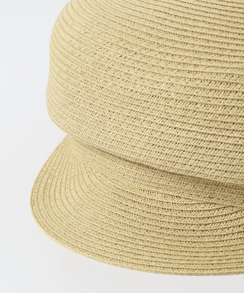 SENSE OF PLACE by URBAN RESEARCH（センスオブプレイスバイアーバンリサーチ）の「ペーパーキャスケット（キャスケット・レディース・IVORY/BROWN/BEIGE・one/One）」の15枚目の写真