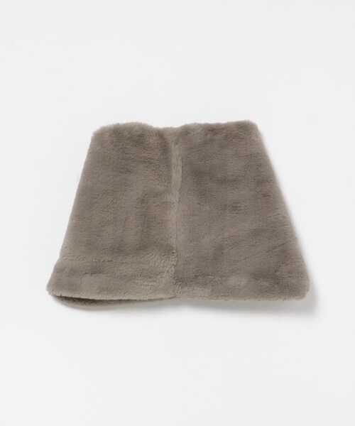 URBAN RESEARCH（アーバンリサーチ）の「フェイクファースヌード（ネックウォーマー/スヌード・レディース・IVORY/GREGE/CHARCOAL・FREE）」の8枚目の写真