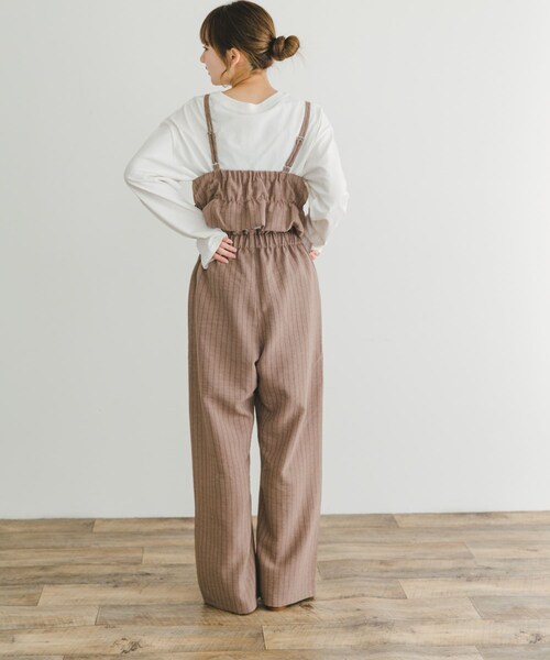ITEMS URBANRESEARCH(アイテムズ アーバンリサーチ)の「ストライプシャーリングビスチェ(その他トップス・レディース・L.BEIGE/BRN・FREE)」の18枚目の写真