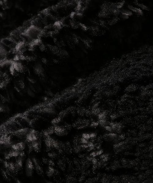 ADAM ET ROPE'(アダムエロペ)の「【NOMA RHYTHM TEXTILE/ノーマリズム テキスタイル】DYG Reversible Sherpa Hoody(パーカー・メンズ・ブラック・2/3)」の15枚目の写真