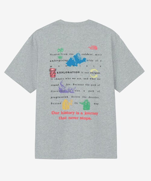 URBAN RESEARCH Sonny Label（アーバンリサーチサニーレーベル）の「THE NORTH FACE　SHORT-SLEEVE JOURNEY HISTORY T-SHIRTS（Tシャツ/カットソー・メンズ・ホワイト/ミックスグレー/アーバンネイビー/ブラック・M/L）」の16枚目の写真