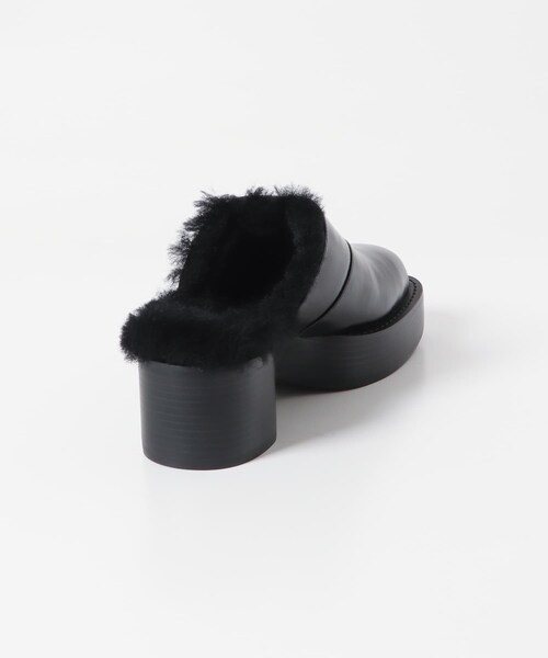 URBAN RESEARCH ROSSO（アーバンリサーチロッソ）の「ALM.　VIVLOS LEATHER MULES（その他シューズ・レディース・FUR BLACK・36/37/38）」の7枚目の写真