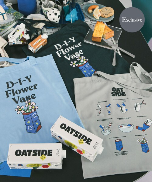 SENSE OF PLACE by URBAN RESEARCH(センスオブプレイスバイアーバンリサーチ)の「『別注』OATSIDE×SENSE OF PLACE トートバッグ(トートバッグ・メンズ・BLUE/BLACK/GRAY・one)」の18枚目の写真