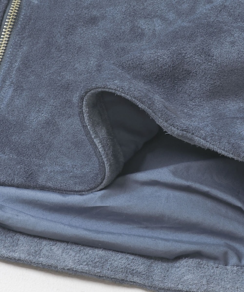 URBAN RESEARCH（アーバンリサーチ）の「POLYPLOID　BOMBER JACKET B（ブルゾン・メンズ・BLACK/BLUE CLAY・3/4）」の14枚目の写真