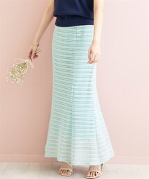 marun | 大きいサイズクロッシェ調ソフトマーメイドスカートmarun(スカート)