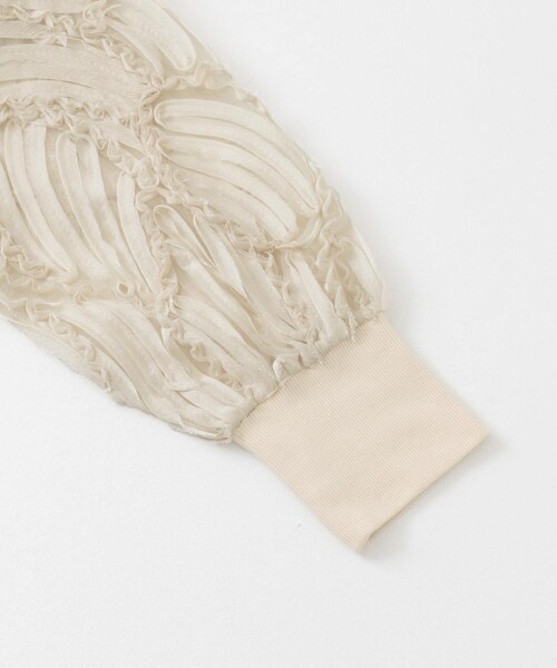 SENSE OF PLACE by URBAN RESEARCH(センスオブプレイスバイアーバンリサーチ)の「コードシシュウブルゾン(ブルゾン・レディース・IVORY/BLACK/BEIGE・one)」の18枚目の写真