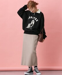 Le temps riche | リブカットナロースカート＜Letempsriche＞(スカート)