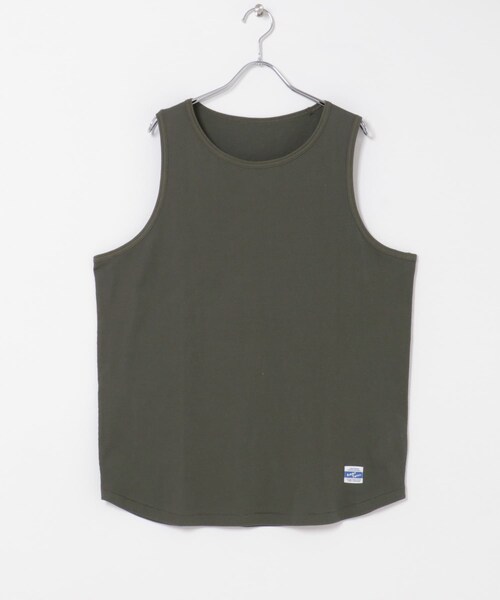 URBAN RESEARCH Sonny Label（アーバンリサーチサニーレーベル）の「ARMY TWILL　LIGHT HONEYCOMB TANK TOP（タンクトップ・メンズ・ICE GRAY/OLIVE/PINK・M/L）」の8枚目の写真