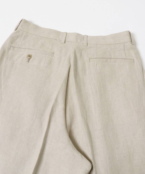 URBAN RESEARCH（アーバンリサーチ）の「REVERBERATE　TACKED TROUSERS（その他パンツ・メンズ・ECRU/BLACK・1）」の13枚目の写真