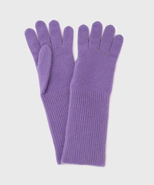 ADAM ET ROPE'(アダムエロペ)の「【AURALEE/オーラリー】BABY CASHMERE KNIIT LONG GLOVES(手袋・メンズ・ブラック/ブラウン/パープル・F)」の22枚目の写真