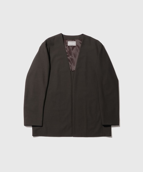 ADAM ET ROPE'(アダムエロペ)の「DELEGANT ルームジャケット(ノーカラージャケット・メンズ・ブラック/ダークブラウン/カーキ・L/M/S)」の16枚目の写真