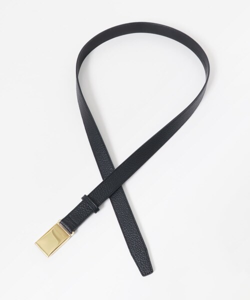 URBAN RESEARCH(アーバンリサーチ)の「Scye BOX BUCKLE BELT(ベルト・メンズ・ライトグレー/クロ・M)」の5枚目の写真