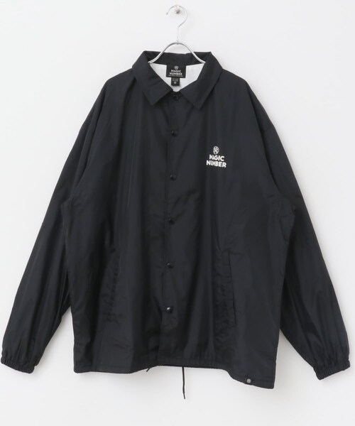 URBAN RESEARCH Sonny Label（アーバンリサーチサニーレーベル）の「MAGIC NUMBER　SEEYOUINTHEWATER COACH JACKET（テーラードジャケット・メンズ・D NAVY/BURGUNDY/FOREST/BLACK・M/L/XL）」の9枚目の写真