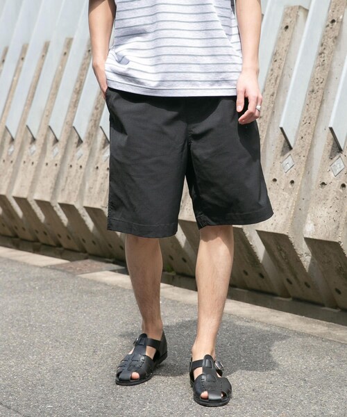 URBAN RESEARCH DOORS（アーバンリサーチドアーズ）の「FORK&SPOON　TEC LINENショートパンツ（その他パンツ・メンズ・BLACK/DARK BLUE/LIGHT GRAY・4/5）」の6枚目の写真