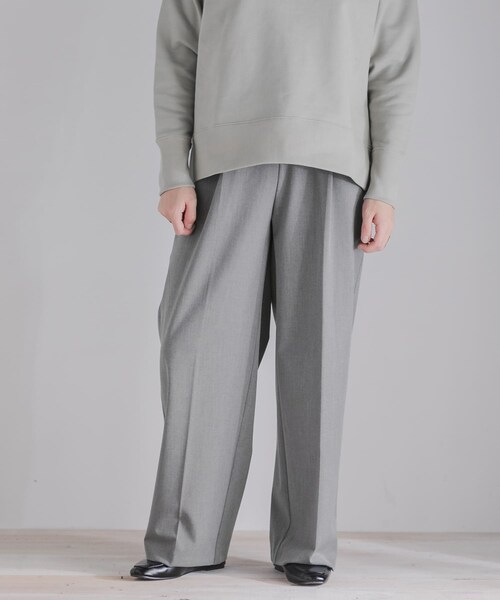 SENSE OF PLACE by URBAN RESEARCH(センスオブプレイスバイアーバンリサーチ)の「CARREMANワイドパンツ(その他パンツ・レディース・BEIGE/BLACK/L.GRAY/BEG×BRN・XS/S/M/L)」の22枚目の写真