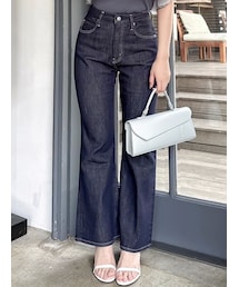 dazzlin | 【骨格ウェーブ向け】フレアデニムパンツ(デニムパンツ)
