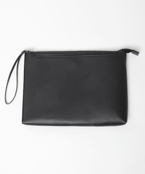 URBAN RESEARCH(アーバンリサーチ)の「PUレザークラッチバッグ(クラッチバッグ・メンズ・CHARCOAL/BLACK・FREE)」の1枚目の写真