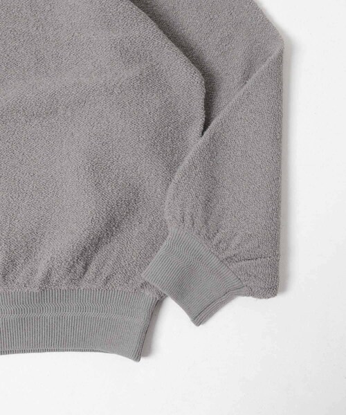 EKAL（エカル）の「パイル編みクルーニット（ニット/セーター・レディース・グレージュ/ネイビー・One）」の13枚目の写真