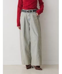 jouetie | 【SOMETHING×PosTokyo】Tuck Buggy(デニムパンツ)