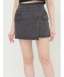 MURUA | ラップ風ミニスカート(スカート)