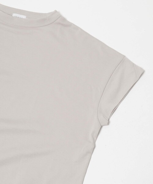 かぐれ(カグレ)の「handvaerk BOTTLE NECK SHORT-SLEEVE T-SHIRT(Tシャツ/カットソー・レディース・IRON/FOAM/LIME GREEN・S)」の21枚目の写真