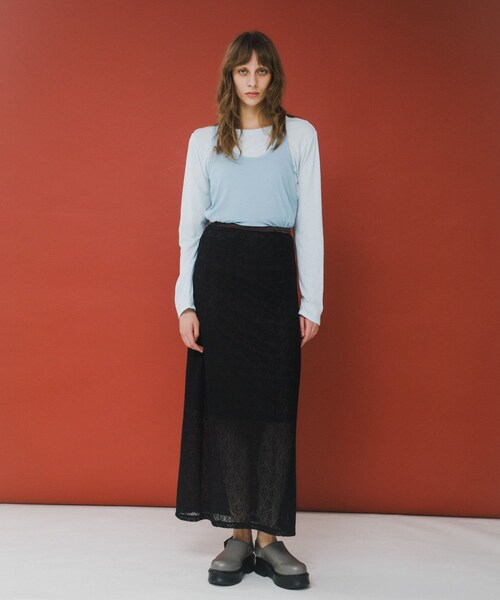 LAATO（ラート）の「melon lace skirt（スカート・レディース・インク/サブレ/パール・Free）」の14枚目の写真
