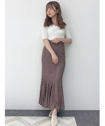 dazzlin | レースロングマーメイドスカート(スカート)