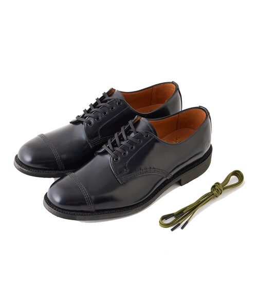 ADAM ET ROPE'（アダムエロペ）の「【SANDERS/サンダース】MILITARY DERBY SHOE（ドレスシューズ・メンズ・ブラック・39.5/40.0/40.5/41.0/41.5/42.0/42.5）」の9枚目の写真
