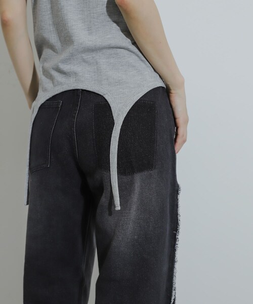 SENSE OF PLACE by URBAN RESEARCH（センスオブプレイスバイアーバンリサーチ）の「マルチウェイガータータンクトップ（タンクトップ・レディース・L.GRAY/OFF WHITE/CHARCOAL・one）」の12枚目の写真