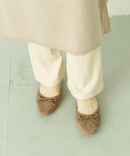 URBAN RESEARCH Sonny Label（アーバンリサーチサニーレーベル）の「スエードバレエミュールサンダル（サンダル・レディース・グレージュ/ブラック/キャメル・23/23.5/24）」の10枚目の写真