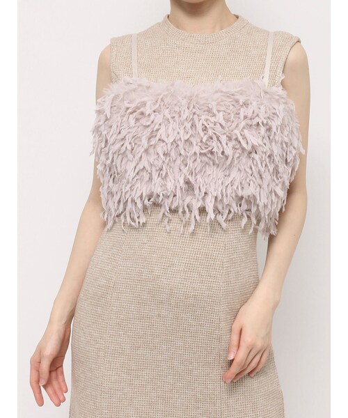 フェザーライクビスチェ