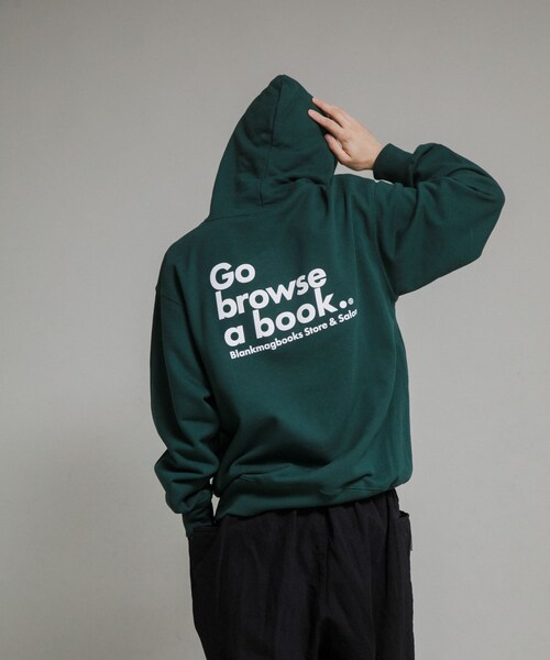 URBAN RESEARCH（アーバンリサーチ）の「BLANKMAG　Go browse Hoodie（パーカー・メンズ・Green/Ash/Black・M/L/XL）」の21枚目の写真
