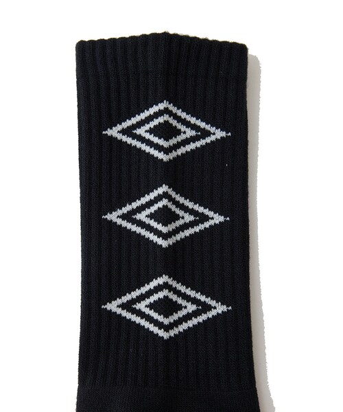 ADAM ET ROPE'（アダムエロペ）の「【BAL/バル】×UMBRO JACQUARD SOCKS（ソックス/靴下・メンズ・ブラック/ホワイト・F）」の7枚目の写真