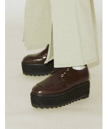 jouetie | ジュートソールレースアップローファー(ローファー)