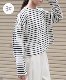 FORK&SPOON | FORK&SPOON クロップドボートネックカットソー(Tシャツ/カットソー)