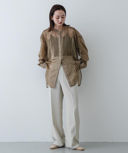 SENSE OF PLACE by URBAN RESEARCH(センスオブプレイスバイアーバンリサーチ)の「シアードットフラットパンプス(パンプス・レディース・IVORY/BLACK・S/M/L)」の8枚目の写真