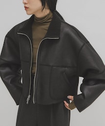 KBF | リバーシブルボアジャケット(テーラードジャケット)