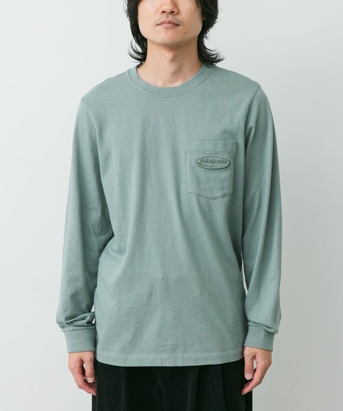 URBAN RESEARCH DOORS（アーバンリサーチドアーズ）の「patagonia　OVAL LOGO POCKET LONG-SLEEVE T-SHIRTS（Tシャツ/カットソー・メンズ・UDNL/INBK/CVGR・M/L/XL）」の21枚目の写真