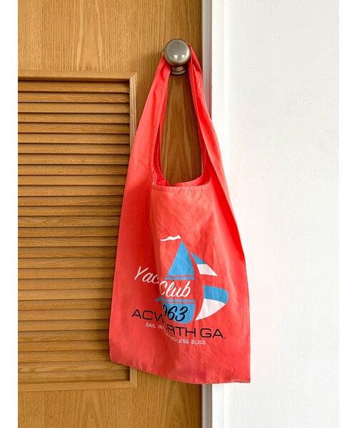 Ungrid（アングリッド）の「カラーロゴエコBAG（エコバッグ/サブバッグ・レディース・アイボリー/レッド/グリーン/ブルー/オレンジ・F）」の18枚目の写真