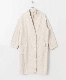 URBAN RESEARCH（アーバンリサーチ）の「ヴォロノイジャカードノーカラーコート（ノーカラージャケット・レディース）」