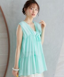 miclat | 大きいサイズ　ギャザープルオーバー　miclat(シャツ/ブラウス)