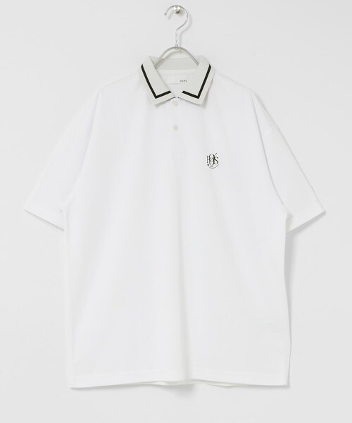 URBAN RESEARCH Sonny Label（アーバンリサーチサニーレーベル）の「OOPS　吸水速乾ラインポロシャツ（ポロシャツ・メンズ・OFF/NAVY・M/L/XL）」の7枚目の写真